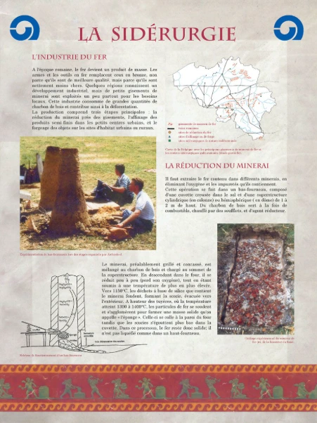 panneau d'expo metallurgie