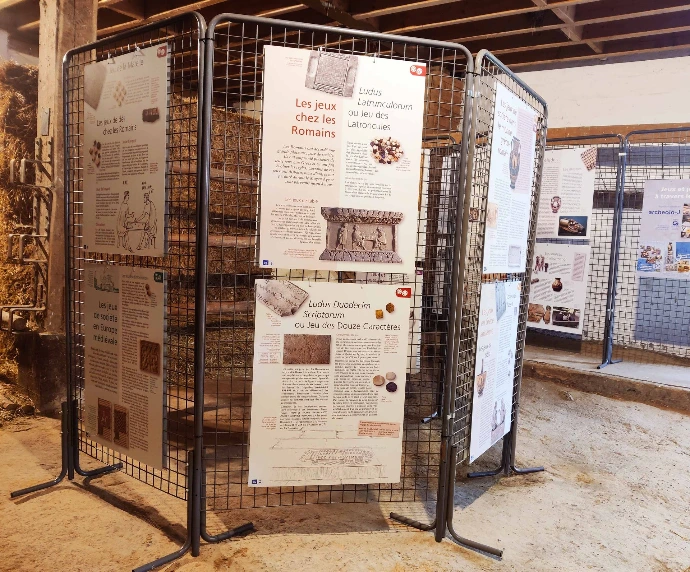 panneaux d'expo en contexte