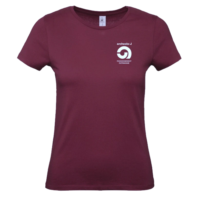 T-shirt femme (Bordeaux, XS)